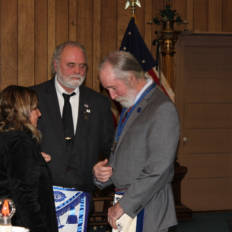 Ken Boundy Being sworn in as Treasurer